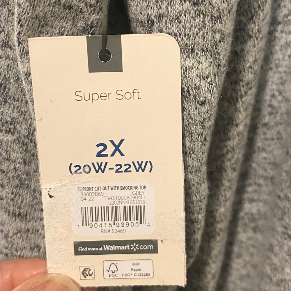 Terra&Sky size 2X (20-22W)top new With Tags - Picture 3 of 4